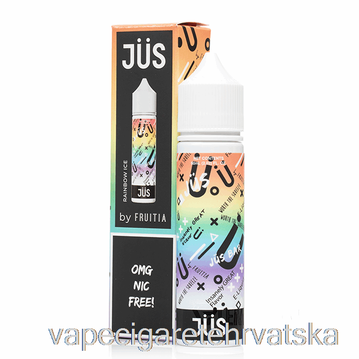 Vape Hrvatska Rainbow Ice - Jus E-liquid - 60ml 6mg